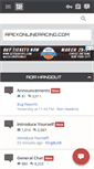 Mobile Screenshot of apexonlineracing.com